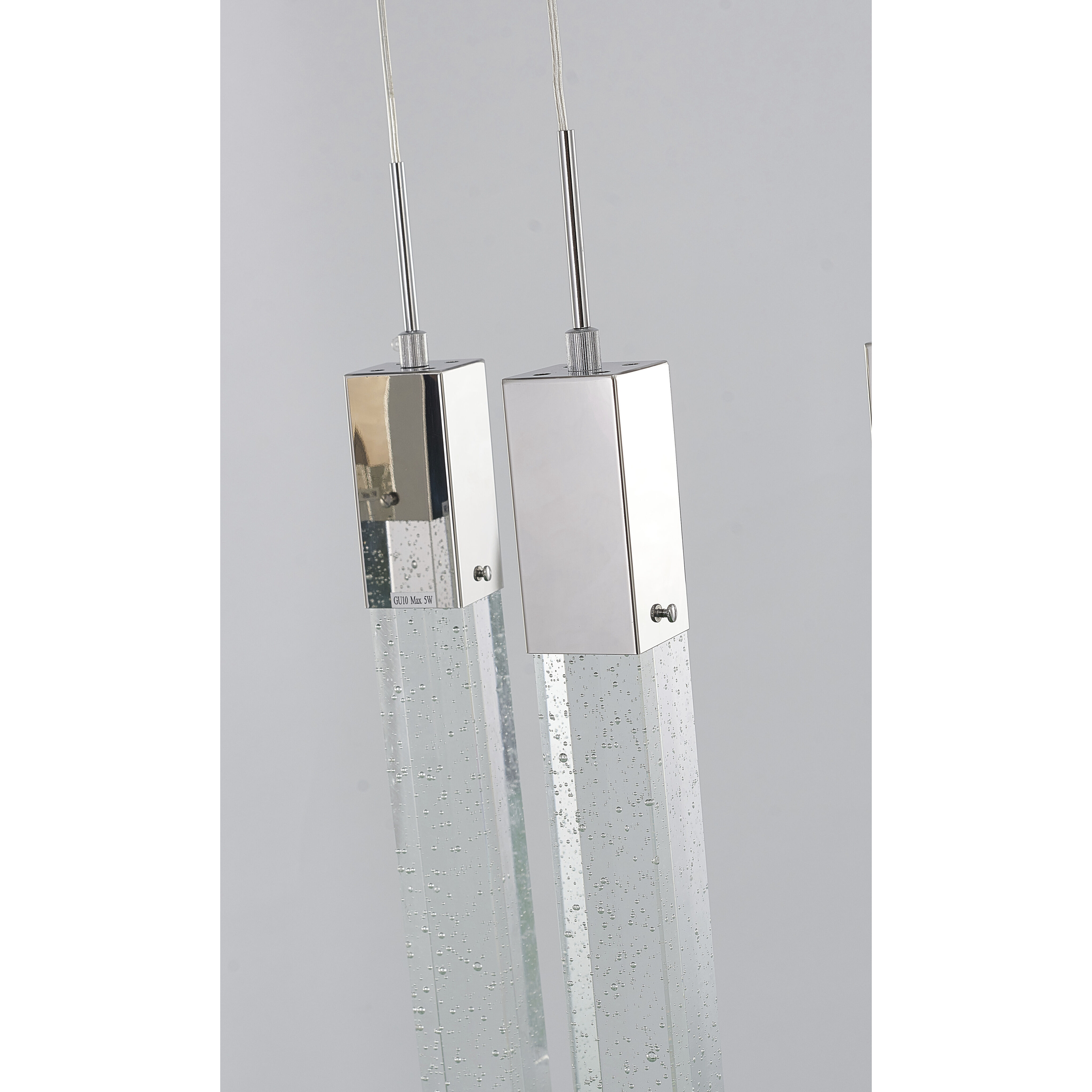 Canada 7 Light 35.4 inch Chrome Island Lighting Ceiling Light