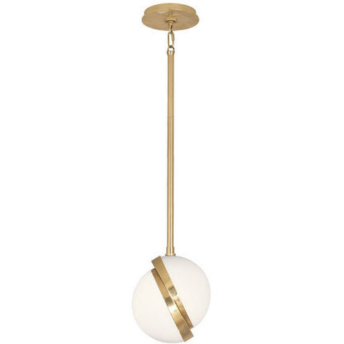 Michael Berman Brut 1 Light 7 inch Modern Brass Pendant Ceiling Light