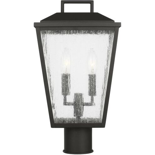 Drew & Jonathan Kennewick 2 Light 16.75 inch Textured Black Outdoor Post Lantern, Medium