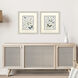 Botanical Page Blue and Green Framed Art, Propac