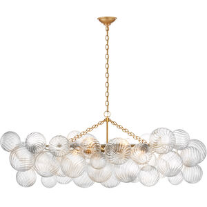 Julie Neill Talia LED 51 inch Gild Linear Chandelier Ceiling Light, Medium