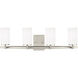 Alturas 4 Light 30.5 inch Brushed Nickel Wall Bath Fixture Wall Light