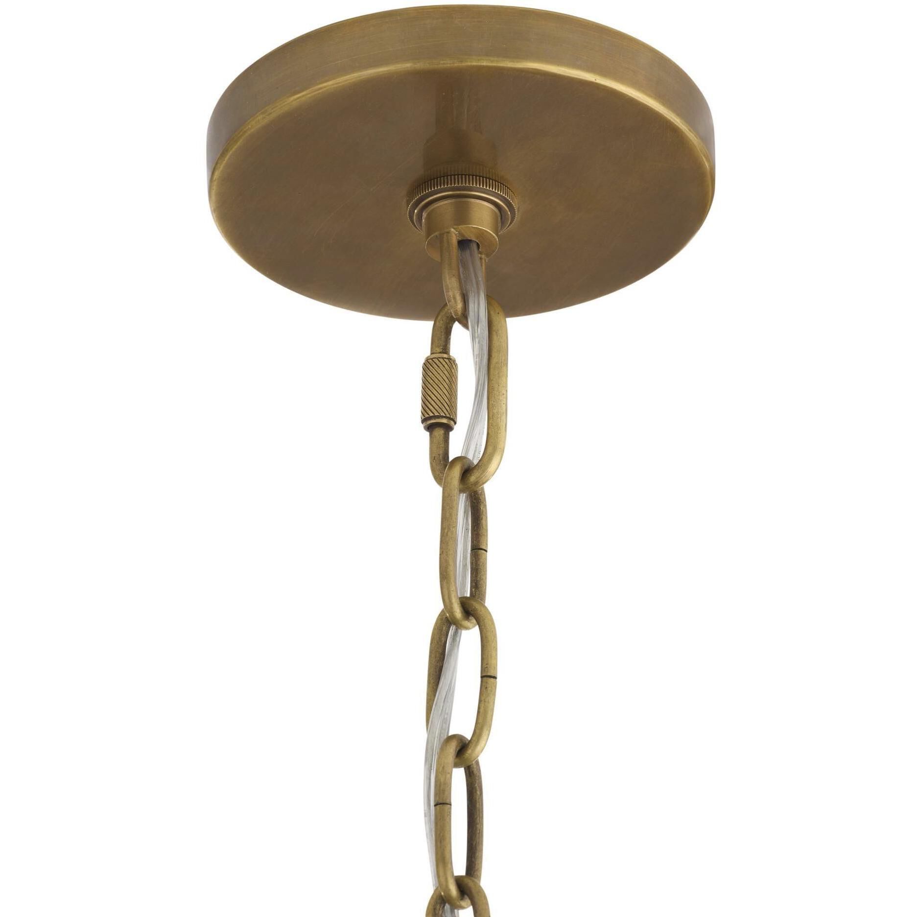 Inaya 3 Light 30 inch Antique Brass Chandelier Ceiling Light