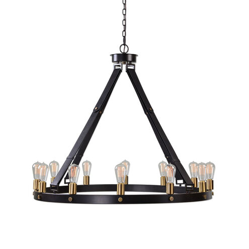 Marlow 12 Light 40.25 inch Dark Antique Bronze, Weathered Bronze Chandelier Ceiling Light