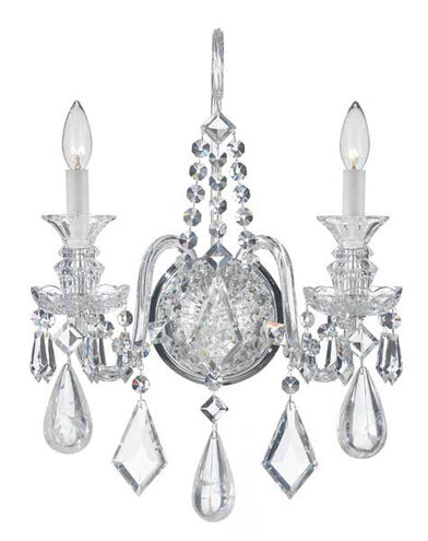 Hamilton Rock Crystal 2 Light 6.50 inch Wall Sconce