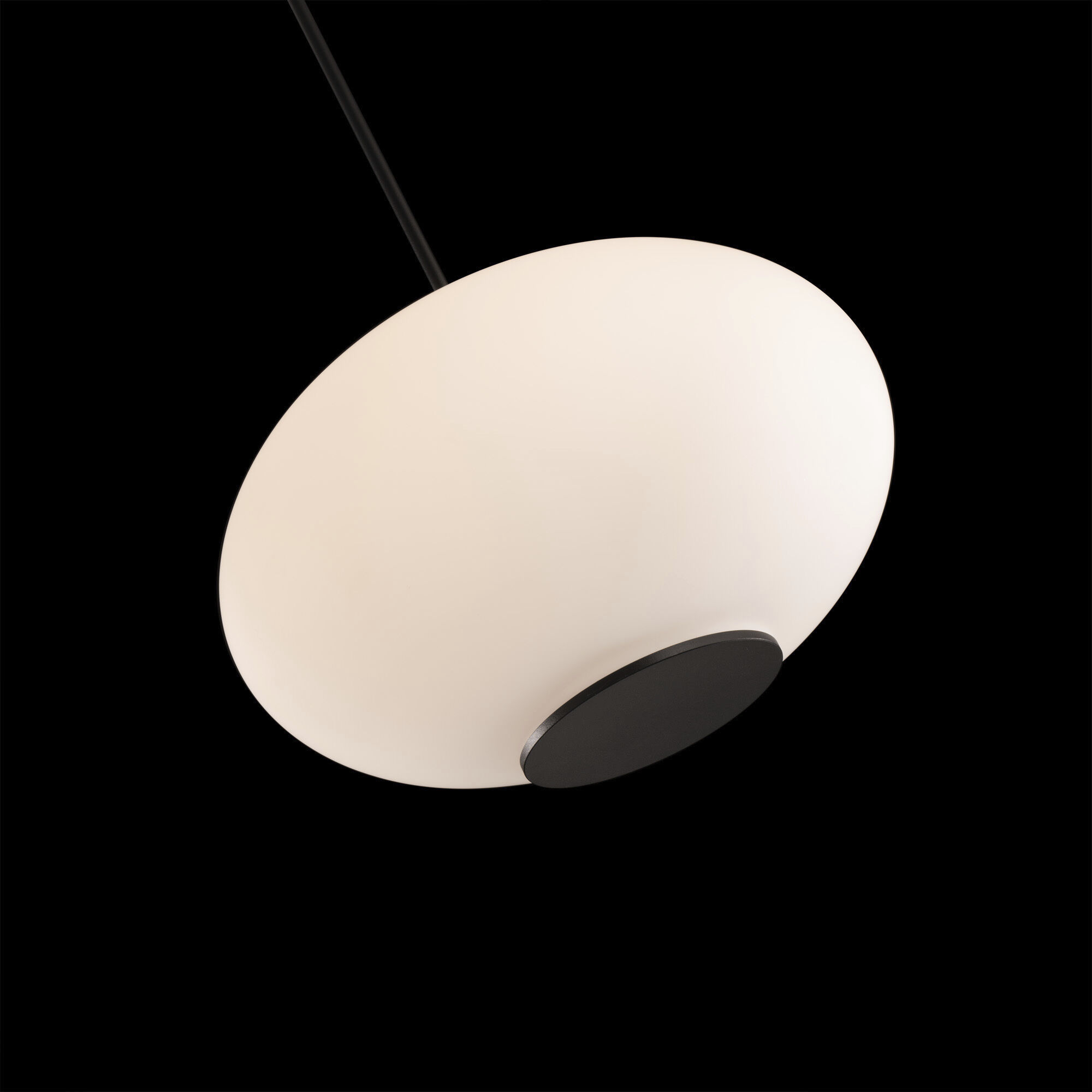 Illusion 1 Light 16 inch Black Pendant Ceiling Light in 2700K