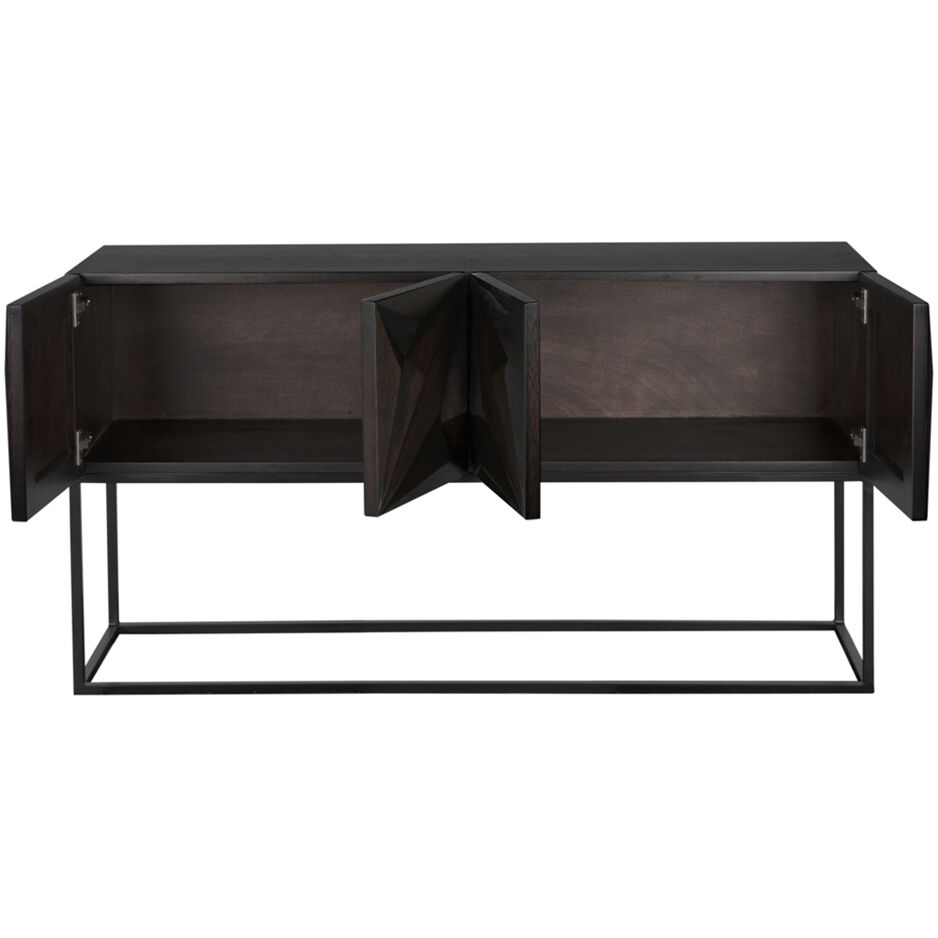 Zurich 60 X 19 inch Ebony Walnut Console