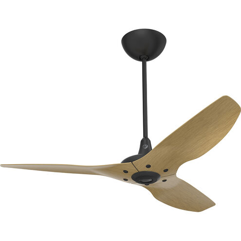 Haiku 52 inch Black with Caramel Wood Grain Blades Outdoor Ceiling Fan