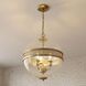 Stirling 3 Light 12 inch Warm Brass Pendant Ceiling Light, Essentials
