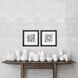 Florals Collection Blue Framed Art