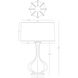 Pike 31.88 inch 150.00 watt Matte Obsidian Glaze Table Lamp Portable Light in Aged Brass