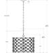 Chesapeake 4 Light 21 inch Beige Drum Chandelier Ceiling Light