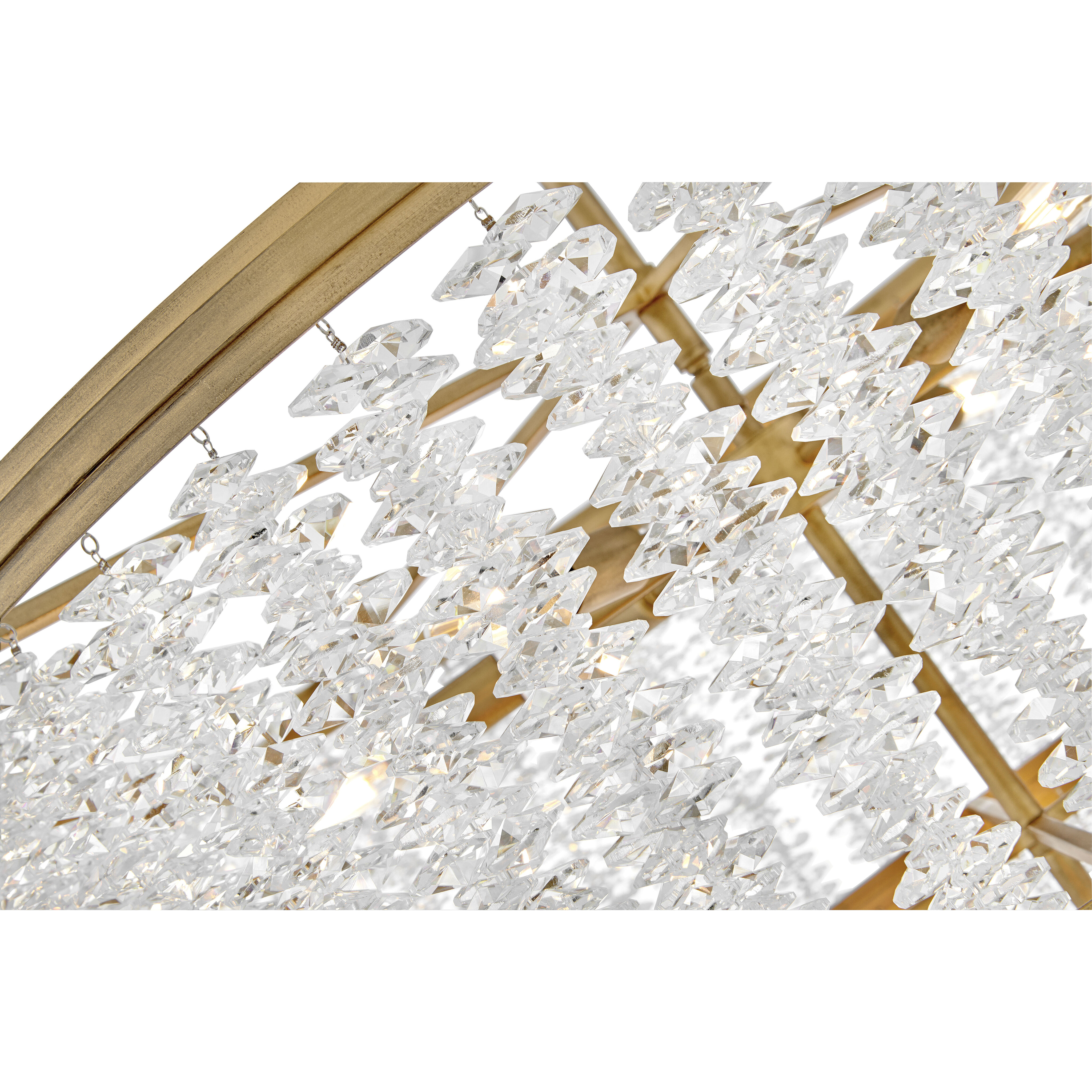 Rubina 12 Light 30 inch Burnished Gold Chandelier Ceiling Light