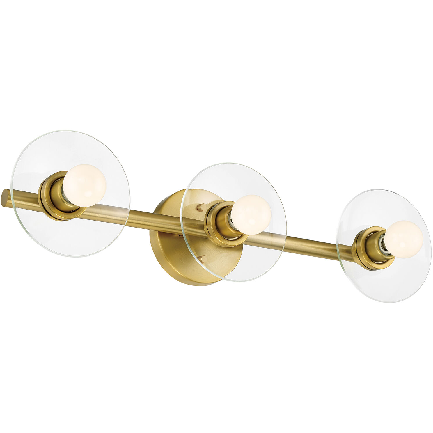 Litto 3 Light 24 inch Brushed Gold Vanity Light Wall Light