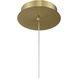 Norah 1 Light 5.5 inch Gold Standard Pendant Ceiling Light in Smoke