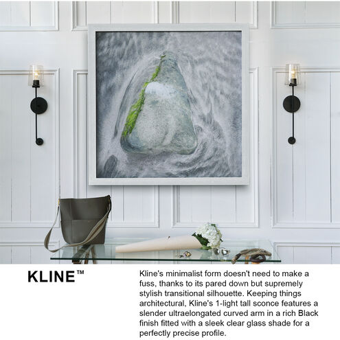 Kline LED 5 inch Brushed Nickel Sconce Wall Light