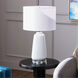 Delphine 29 inch 100.00 watt White Table Lamp Portable Light in Bulb Not Included
