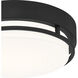 Hale LED 12 inch Earth Black Flush Mount Ceiling Light