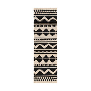 Maisie 96 X 30 inch Taupe/Black Rugs, Wool