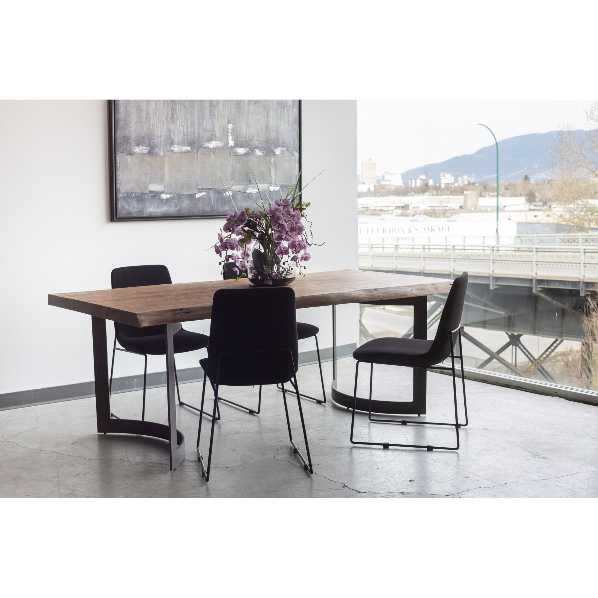 Bent 78 X 40 inch Natural Dining Table, Extra Small