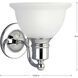 Madison 1 Light 7.63 inch Polished Chrome Bath Vanity Wall Light