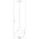 Realm Sphere 1 Light 10.75 inch Matte Black Pendant Ceiling Light