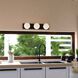 Parkview LED 24 inch Matte Black Bathroom Light Wall Light