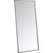 Monet 60 X 30 inch Black Wall Mirror
