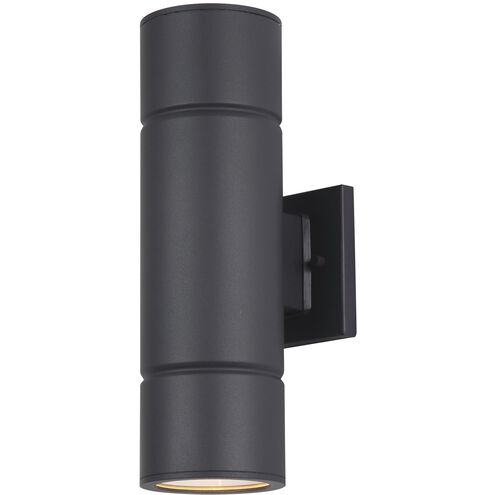 Taylin 2 Light 13 inch Black Outdoor Up/Down Light