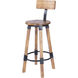 Masterson Wood & Metal Bar Stool