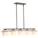Arc Ellipse 5 Light 41.9 inch Dark Smoke Pendant Ceiling Light