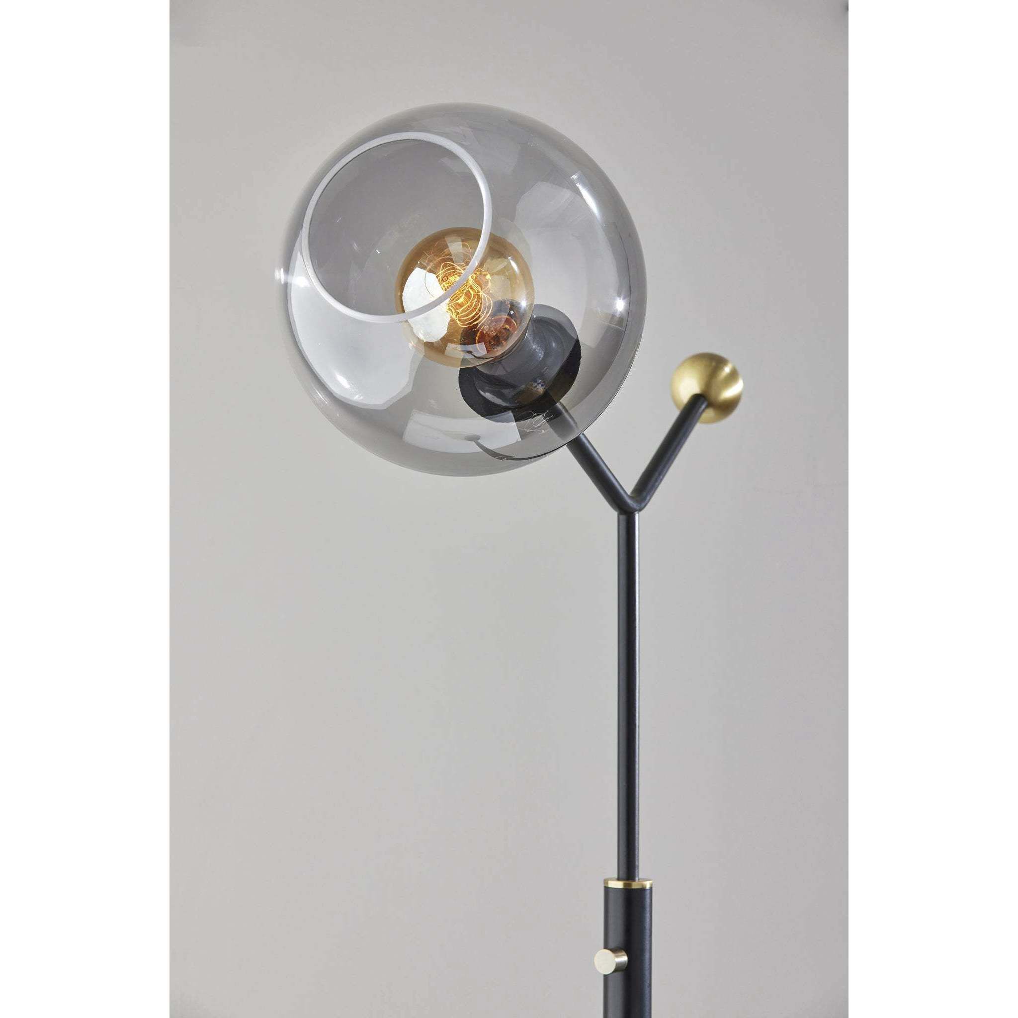 Dusk 62 inch 40.00 watt Black Floor Lamp Portable Light