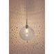 Bobo 1 Light 6 inch Matte Chrome and Clear Pendant Ceiling Light in Clear Glass