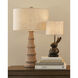 Petra 29 inch Rainbow Sandstone Table Lamp Portable Light