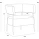 Maestro Dove Cream Lounge Chair