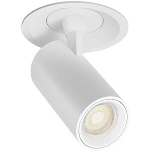 Multifunctional White Recessed Downlight, 3in, with Adjustable Head