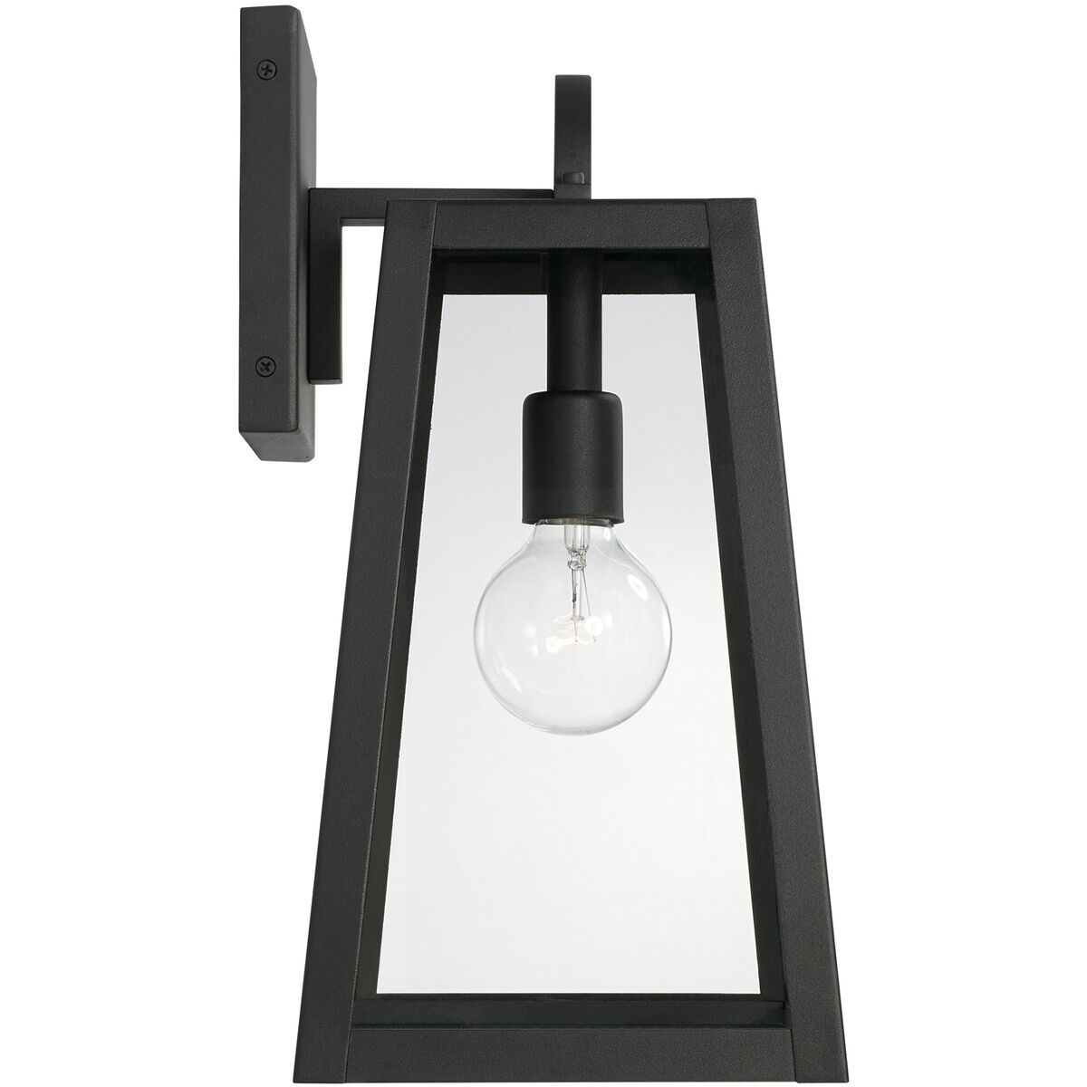 Leighton 1 Light 16 inch Black Outdoor Wall Lantern