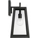 Leighton 1 Light 16 inch Black Outdoor Wall Lantern