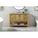 Metropolis 48 X 22 X 34 inch Natural Wood Vanity Sink Set