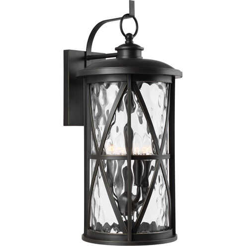 Millbrooke 4 Light 26.88 inch Antique Bronze Outdoor Wall Lantern, Extra Large