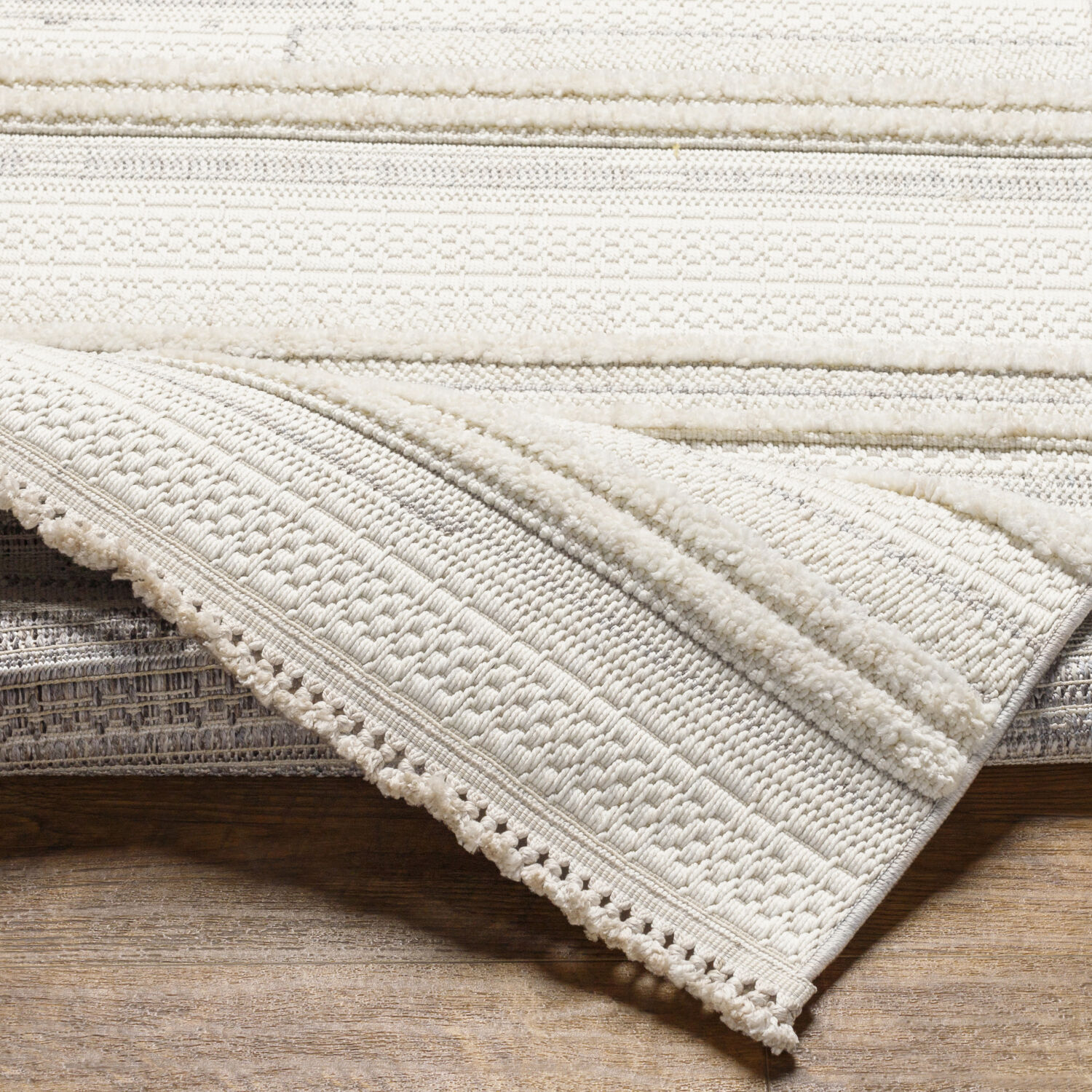 Zaragoza 120 X 94 inch Cream Rug, Rectangle