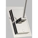 Sean Lavin Ponte 12.6 inch 8.40 watt Polished Nickel Task Wall Sconce Wall Light