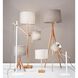 Eden 100.00 watt Table Lamp Portable Light in Natural