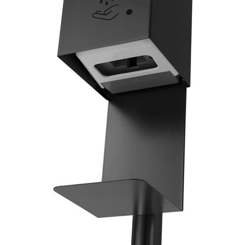 Hand Sanitizer Matte Black Floor Stand Dispenser