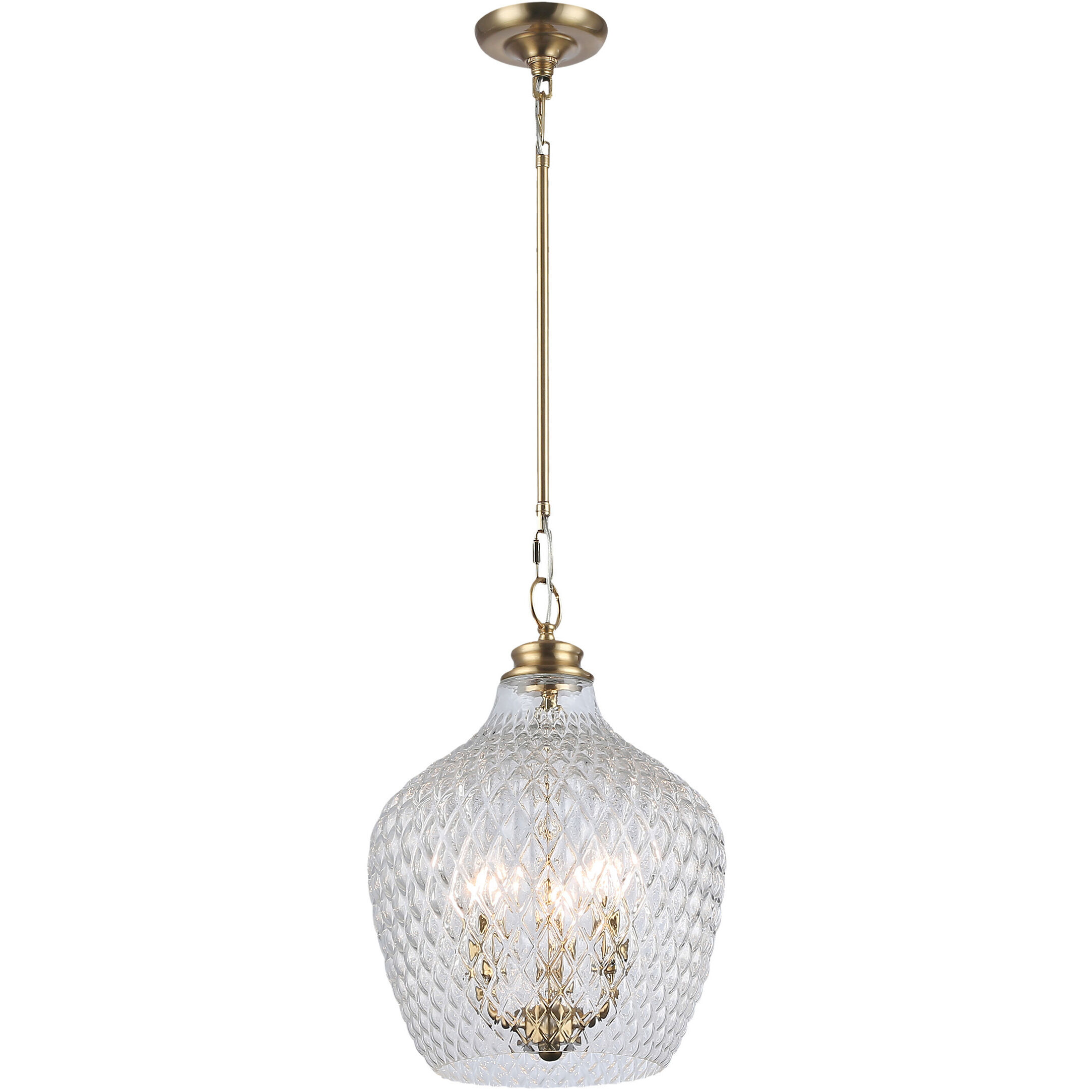 Adeline Pendant Ceiling Light in Modern Brushed Gold