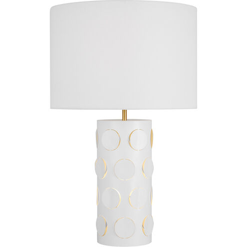 kate spade new york Dottie 26.63 inch 9 watt Burnished Brass Table Lamp Portable Light