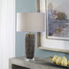 Nettle 27 inch 150.00 watt Mushroom Gray Glaze Table Lamp Portable Light