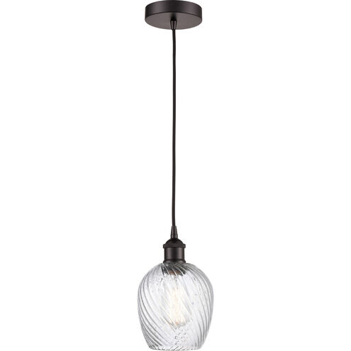 Edison Salina 1 Light 5 inch Oil Rubbed Bronze Mini Pendant Ceiling Light