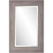 Ashford 36 X 24 inch Faux Gray Wood Grain Mirror