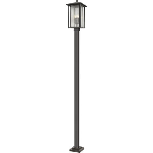 Aspen 3 Light 116.87 inch Oil Rubbed Bronze Outdoor Post Mounted Fixture